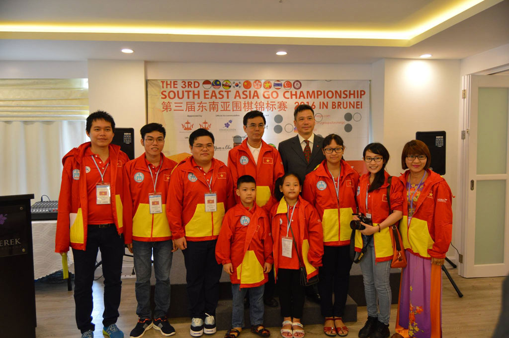 Giải vô địch cờ vây Đông Nam Á 2016, đội Việt Nam đoạt 1HCV, 1HCB và 1 HCĐ