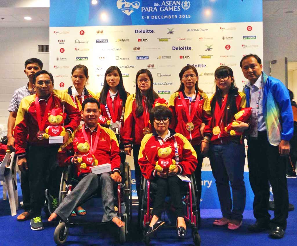 Đội cờ vua khuyết tật Việt Nam đoạt 5HCV tại Paragame 2015