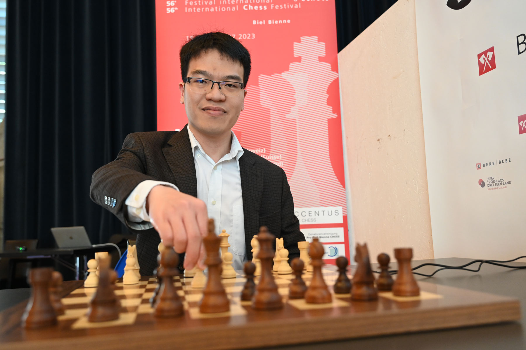 Lê Quang Liêm bảo vệ thành công chức vô địch Biel Chess Festival