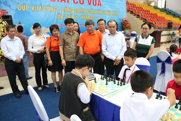 Giải Cờ Vua Cúp Kim Đồng - Công đoàn NHVN lần thứ II, năm 2018