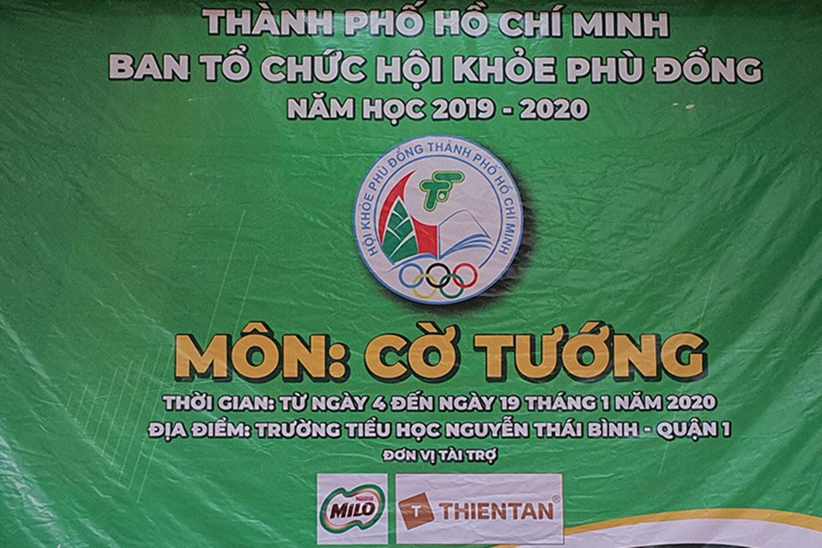 Giải Cờ Tướng Hội khỏe Phù Đổng Thành phố Hồ Chí Minh NH 2019-2020